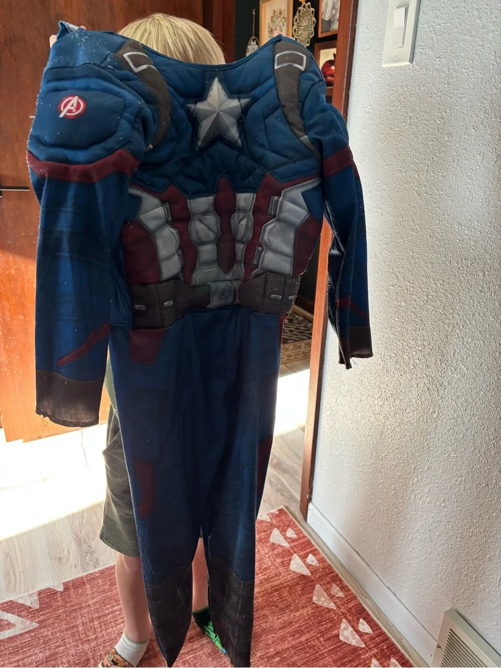 Captain America Halloween costume Small-Superhero Costume